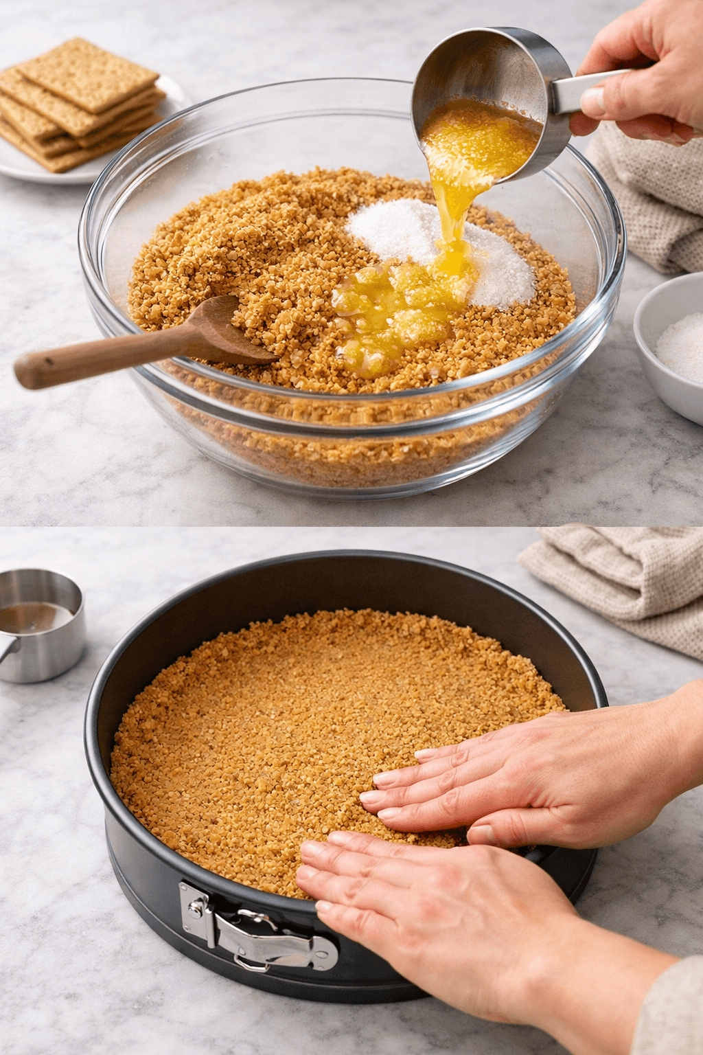 New York Style Cheesecake step photo