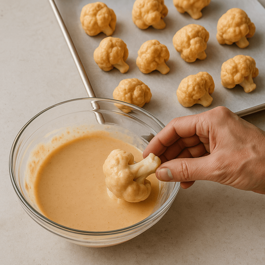 Buffalo Cauliflower Bites step photo