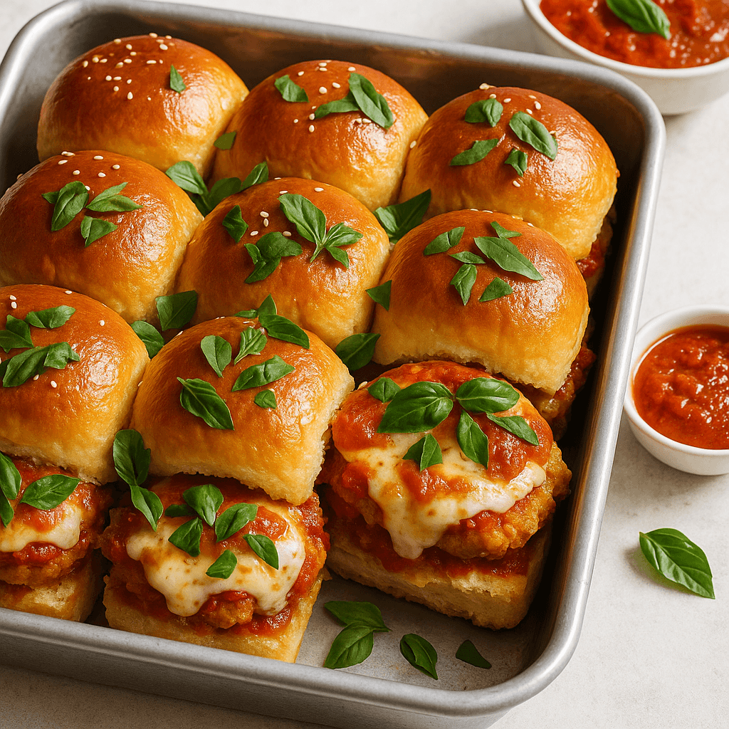 Chicken Parmesan Sliders step photo