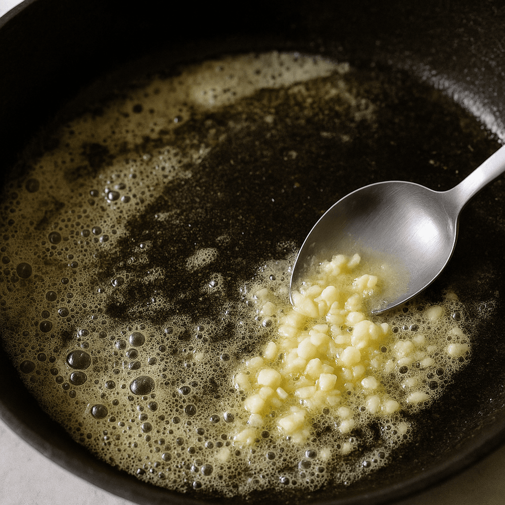 Garlic Butter Steak Bites step photo