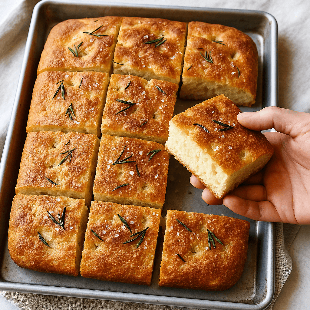 Homemade Focaccia step photo