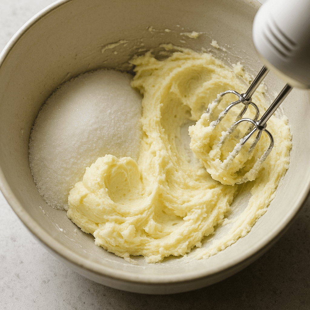 Lemon Blueberry Pound Cake step photo