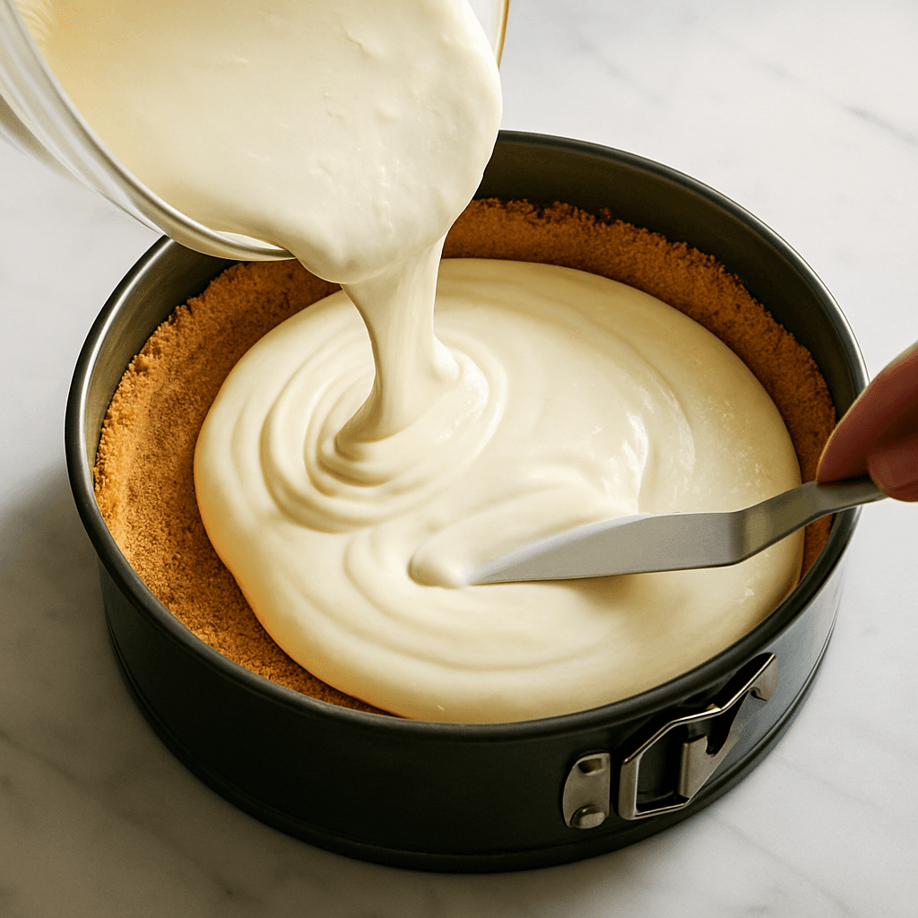 New York Style Cheesecake step photo