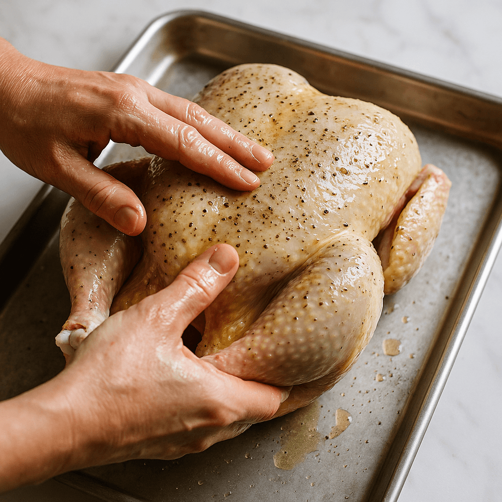 Perfect Roast Chicken with Crispy Skin step photo