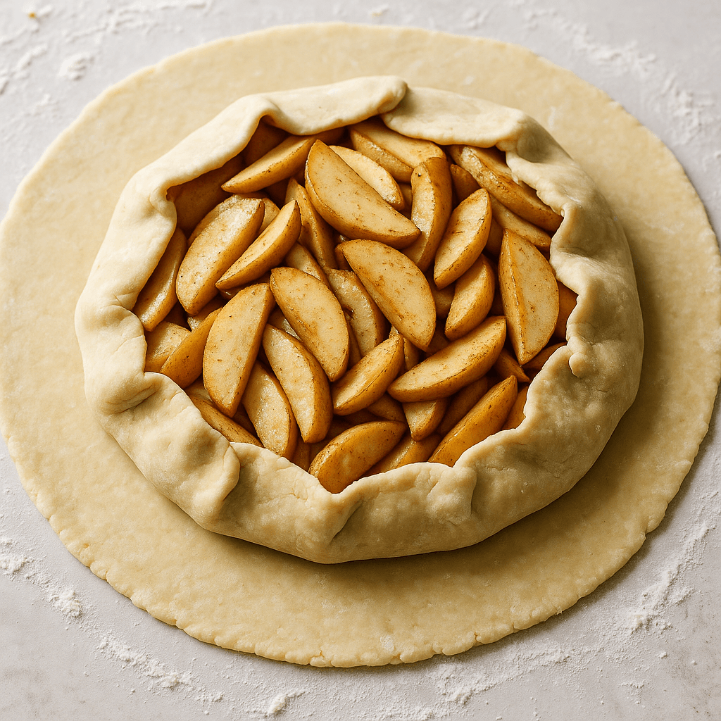 Rustic Apple Galette step photo