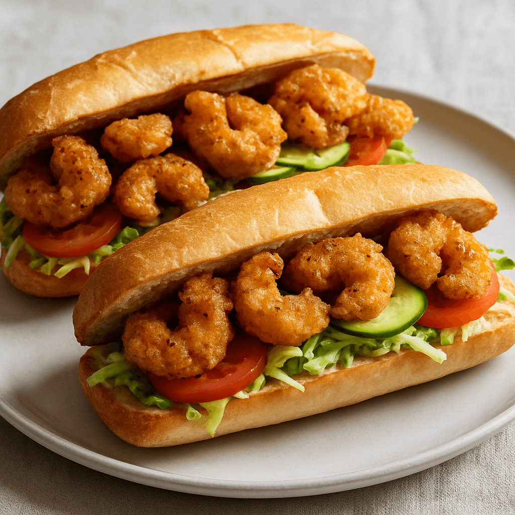 Shrimp Po’ Boy Sandwich step photo
