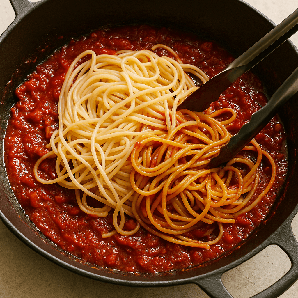 Spicy Arrabbiata Pasta step photo