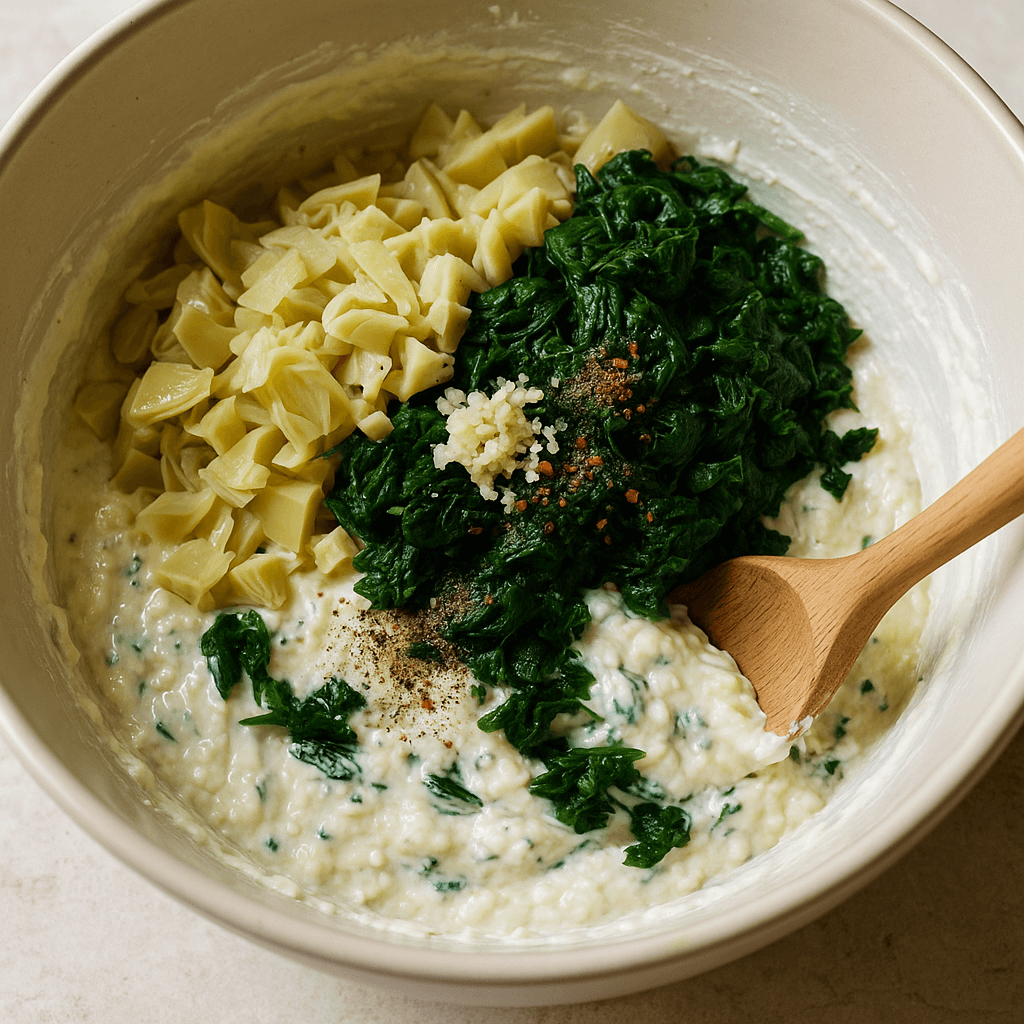 Spinach and Artichoke Dip step photo