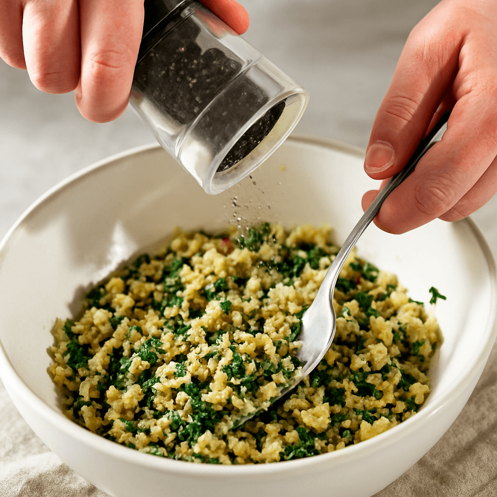 Stuffed Portobello Mushrooms step photo