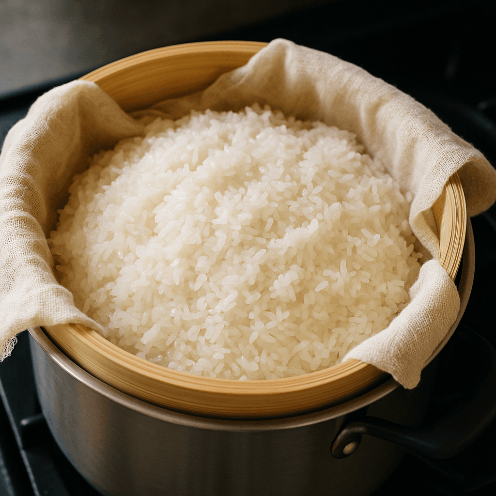 Thai Mango Sticky Rice step photo