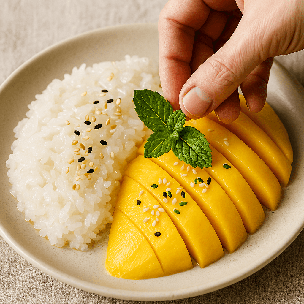 Thai Mango Sticky Rice step photo