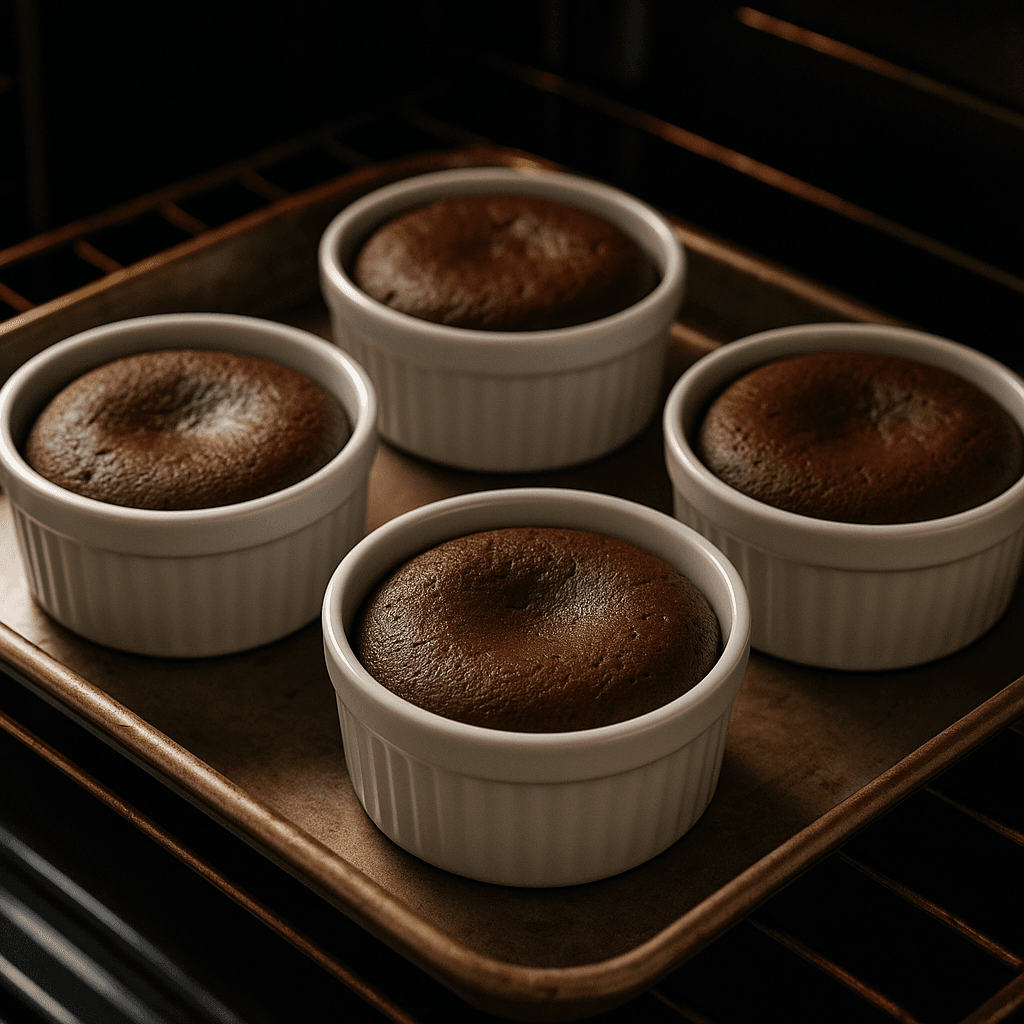 Chocolate Lava Cake step photo