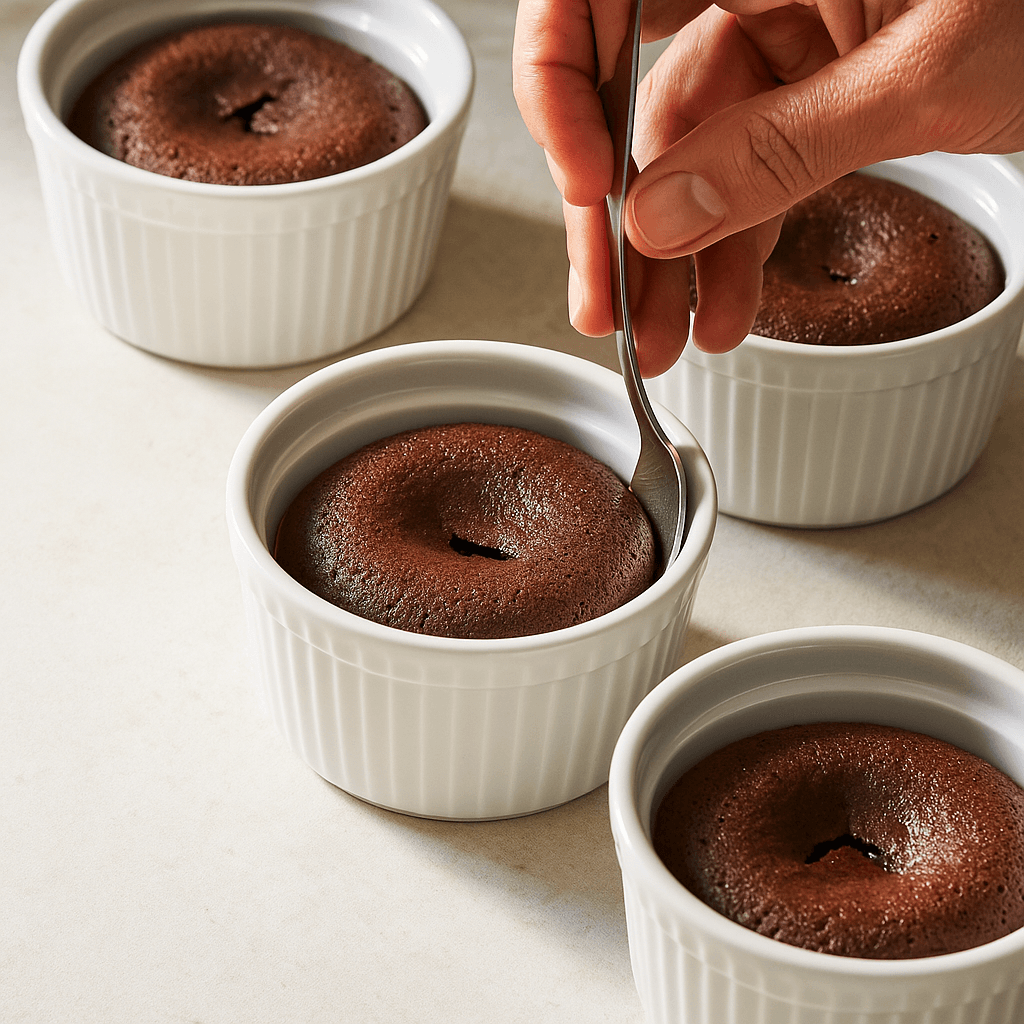 Chocolate Lava Cake step photo