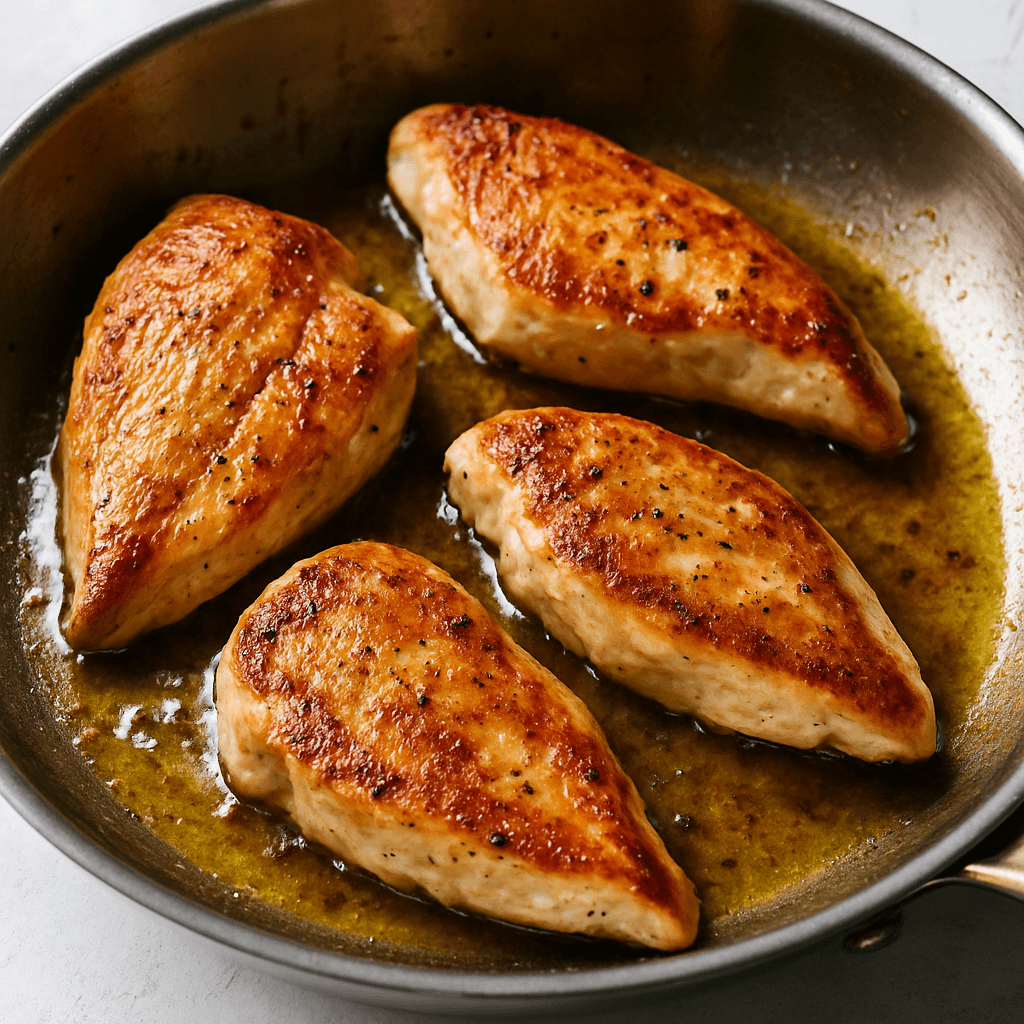 Creamy Tuscan Garlic Chicken step photo