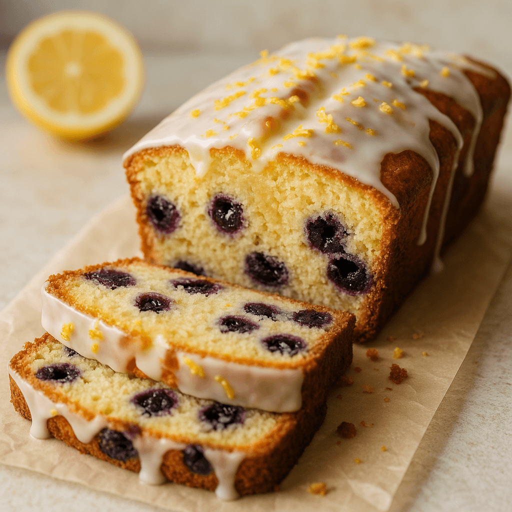 Lemon Blueberry Pound Cake hero image